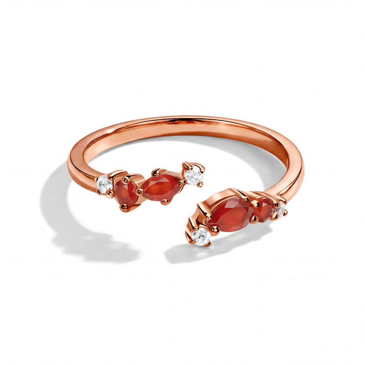 Carnelian Stackable Ring