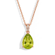 Peridot Necklace - Pear