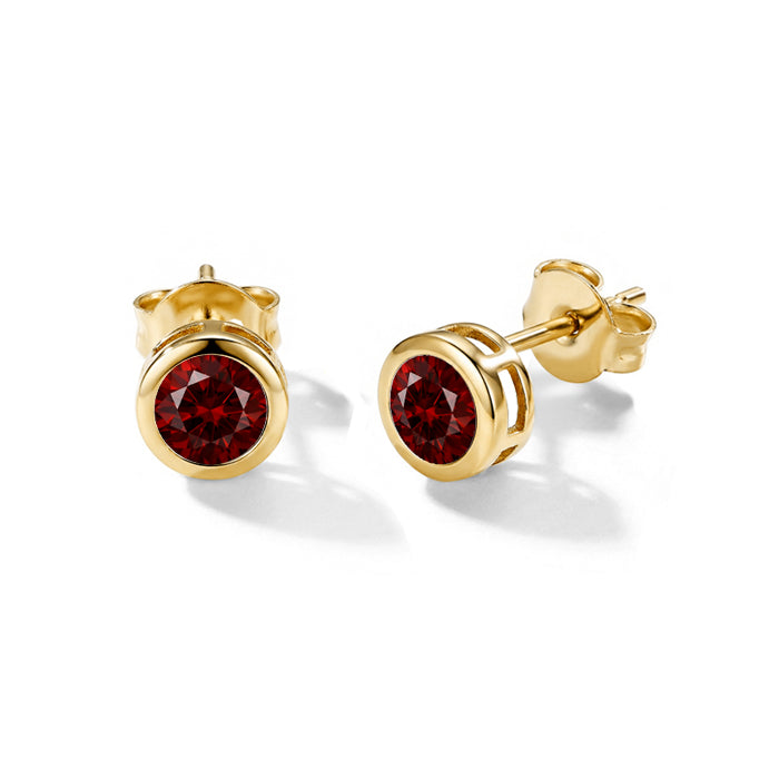 Garnet Earrings - Boost Confidence