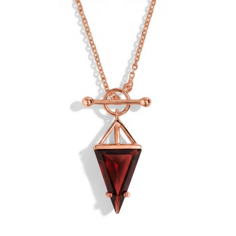 Garnet Statement Necklace