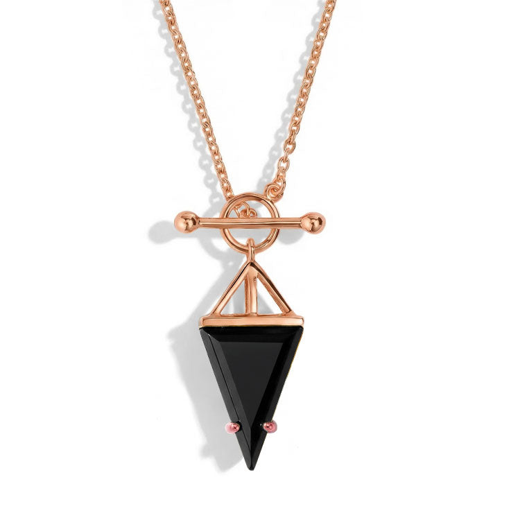Black Onyx Statement Necklace