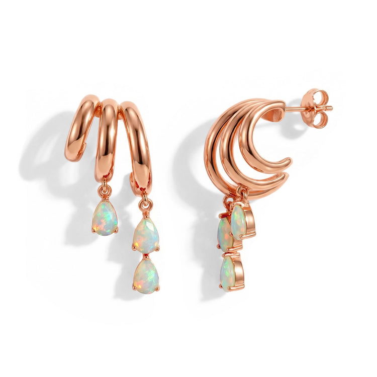 Opal Dangle Earrings