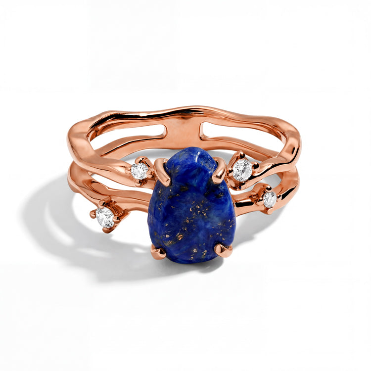 Lapis Lazuli Rings -  Raw Crystal