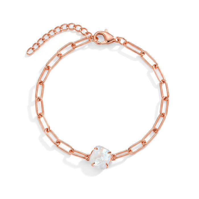 Thick Chain Moonstone Bracelets