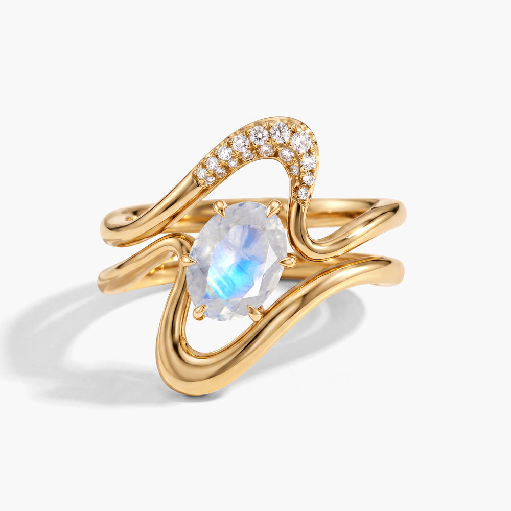 Moonstone Ring -  Bloom