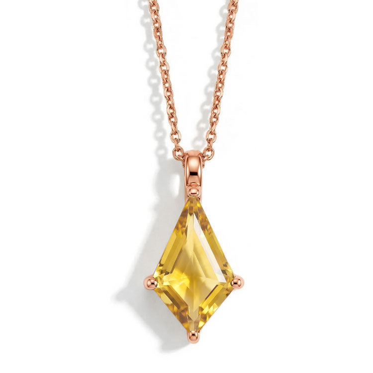 Citrine Necklace - Kite