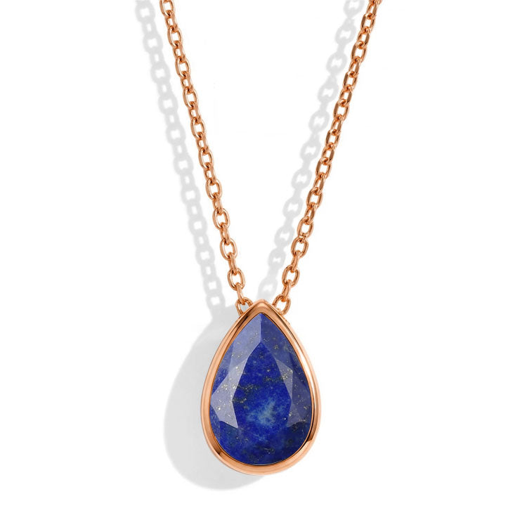 Lapis Lazuli Necklace - Teardrop