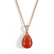Carnelian Necklace - Pear
