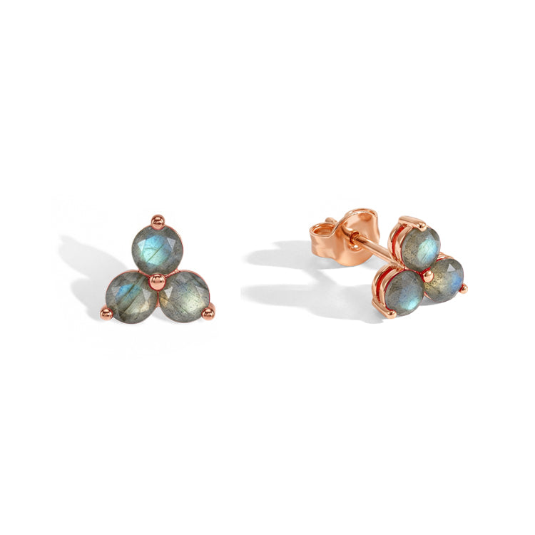 Labradorite Stud Earrings