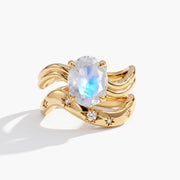 Stardust Ring -  Moonstone