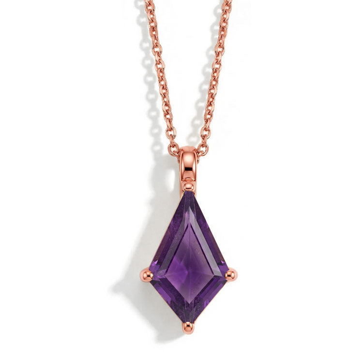 Amethyst Necklace - Kite