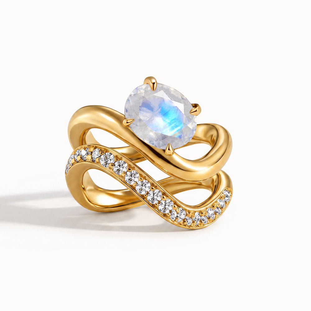 Tide Ring -  Moonstone