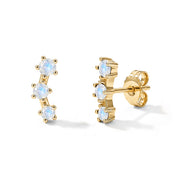 Small Moonstone Earrings