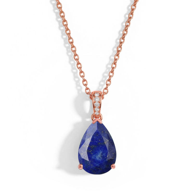 Lapis Lazuli Necklace - Pear