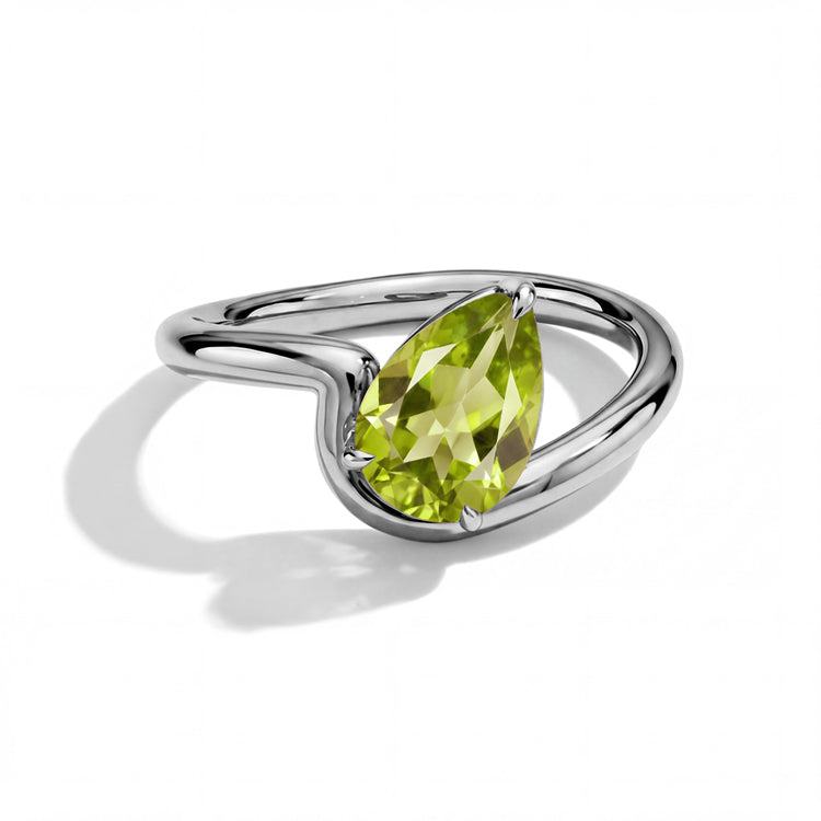 Peridot Statement Ring
