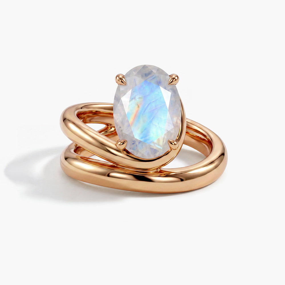 Orbit Ring - Moonstone