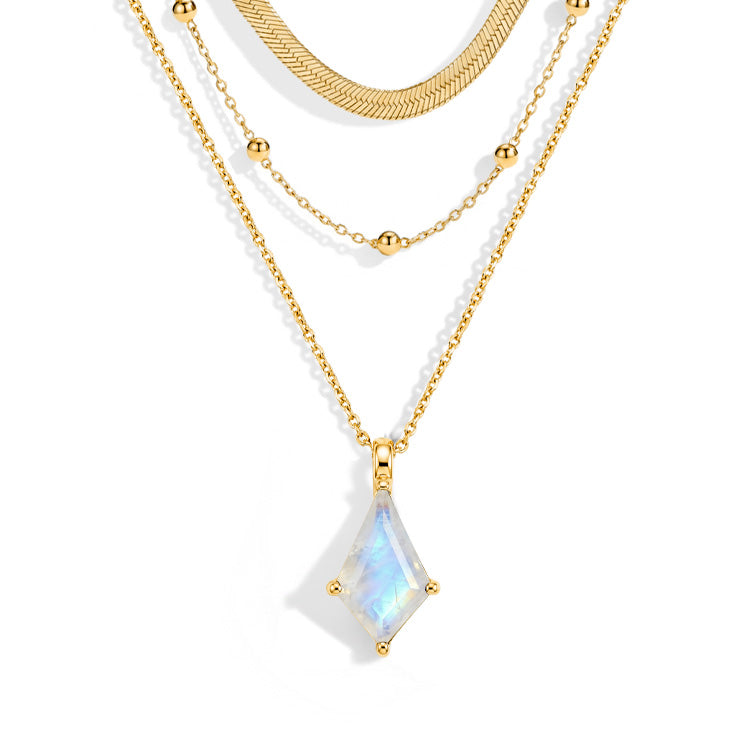 Moonstone Necklace Set - Kite