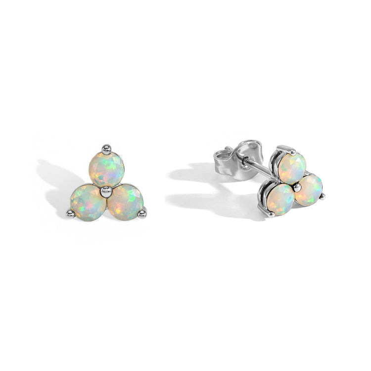 Opal Stud Earrings