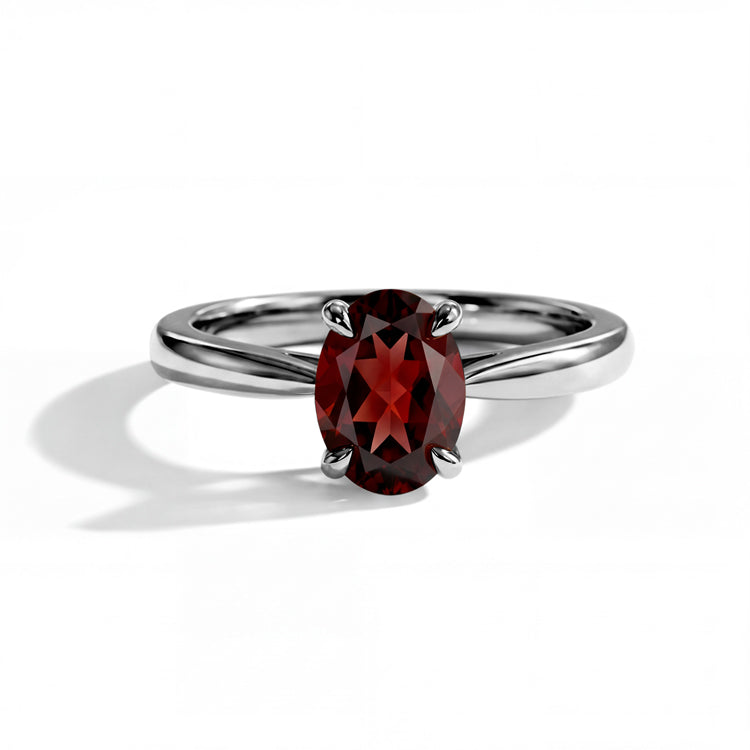 Garnet Ring for Everyday Elegance