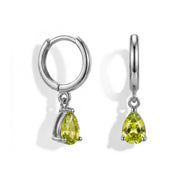 Peridot Hoop Earrings