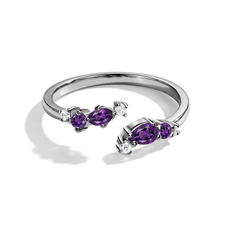 Amethyst Stackable Ring