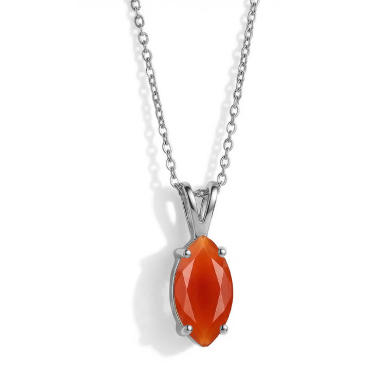 Carnelian Necklace - Marquise