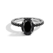 All-Black Onyx Pave Statement Ring
