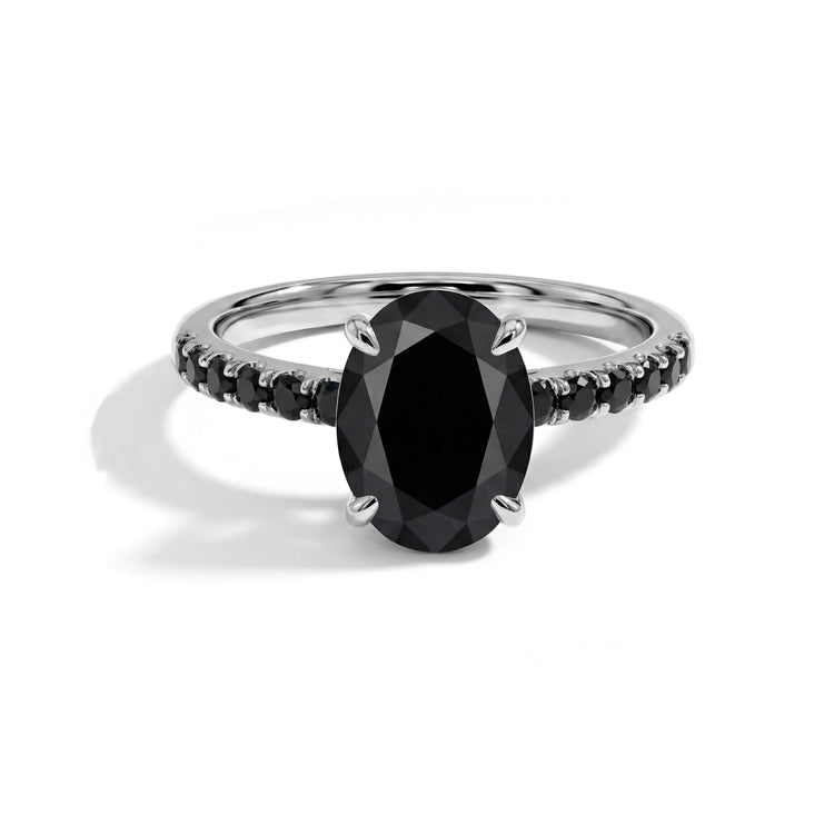 All-Black Onyx Pave Statement Ring
