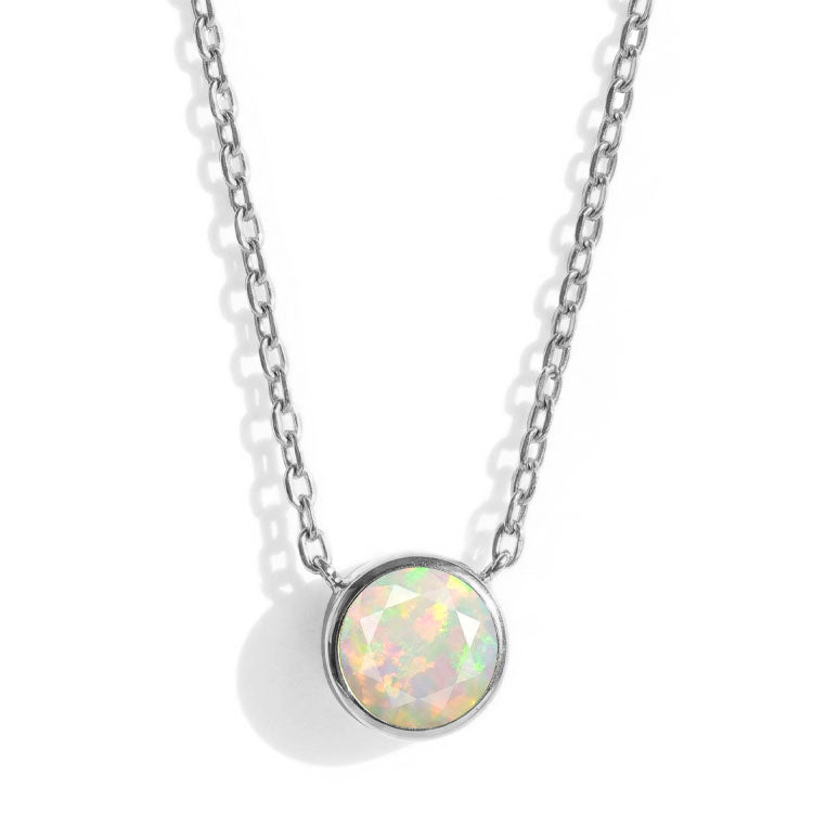 Opal Necklace - Solitaire