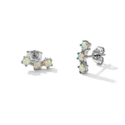 Opal Stud Earrings - Stackable
