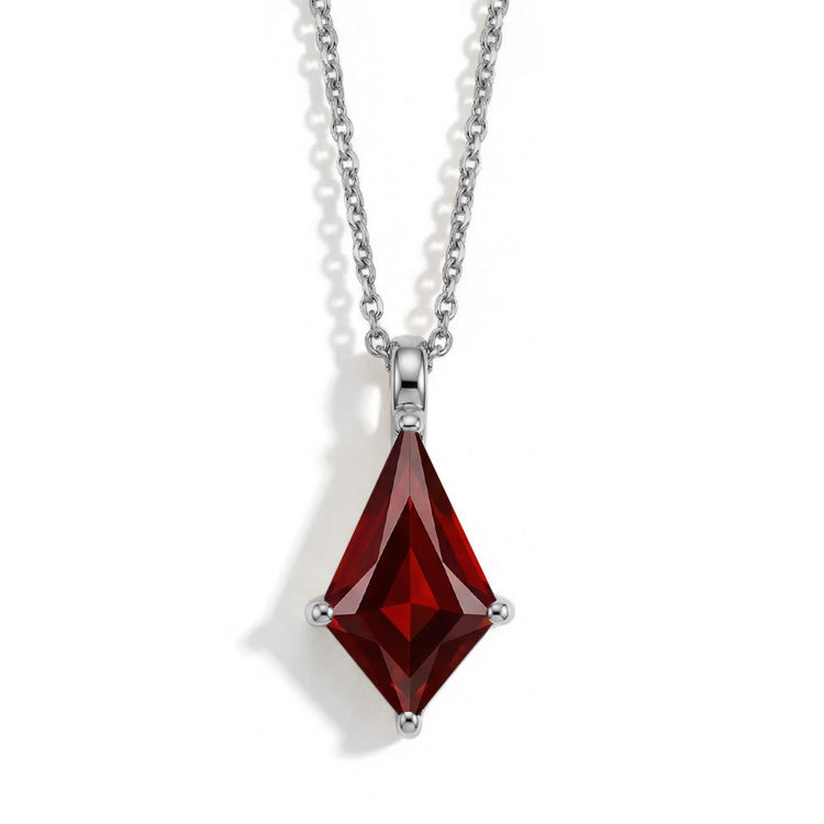 Garnet Necklace - Kite