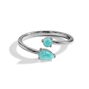 Amazonite Open Ring