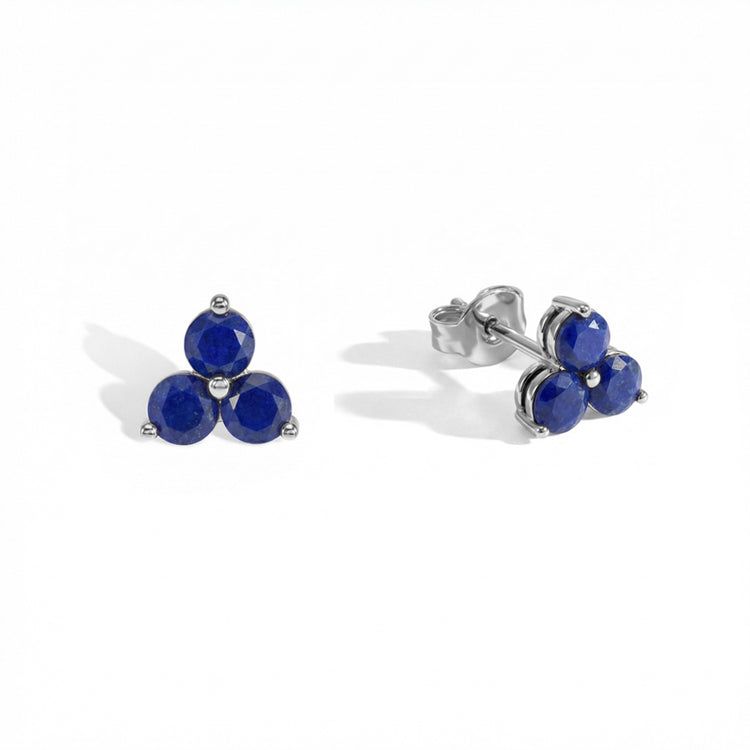 Lapis Lazuli Stud Earrings