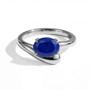Twisted Statement Ring - Lapis Lazuli
