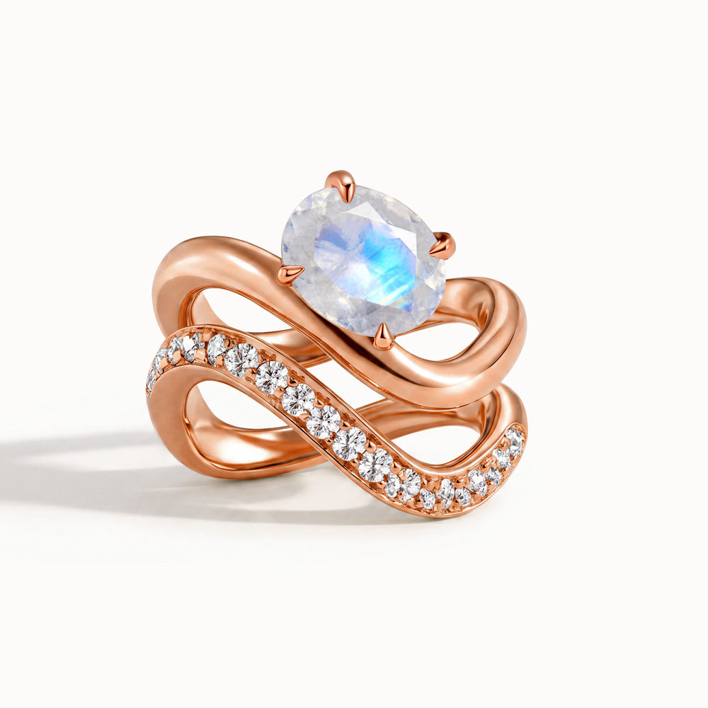 Tide Ring -  Moonstone