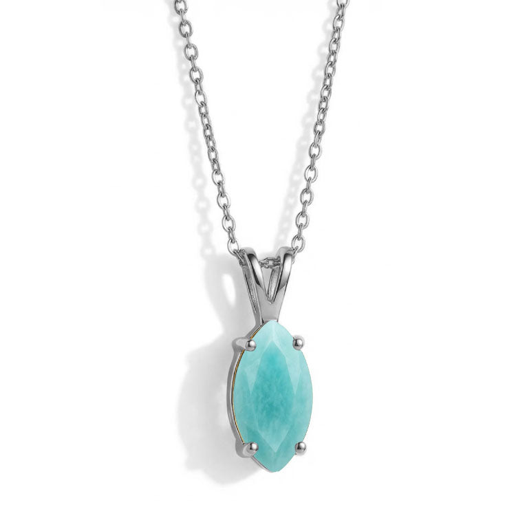 Amazonite Necklace - Marquise