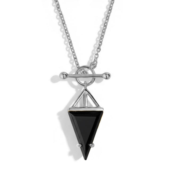 Black Onyx Statement Necklace