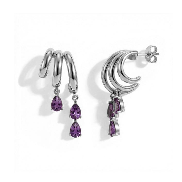 Amethyst Dangle Earrings