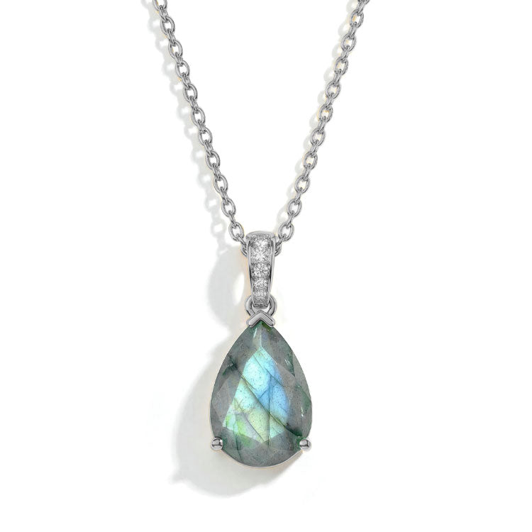 Labradorite Necklace - Pear