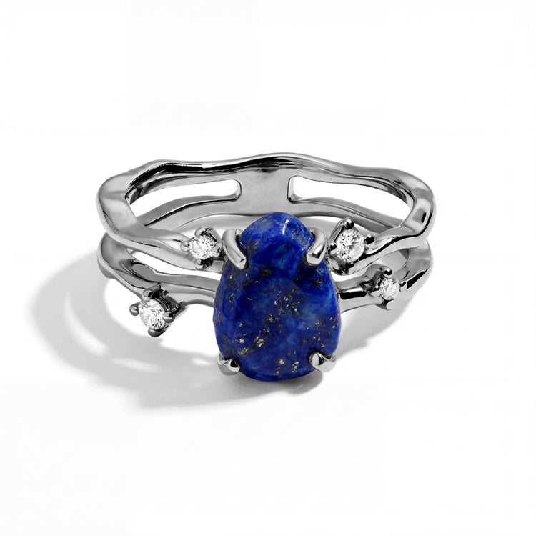 Lapis Lazuli Rings -  Raw Crystal