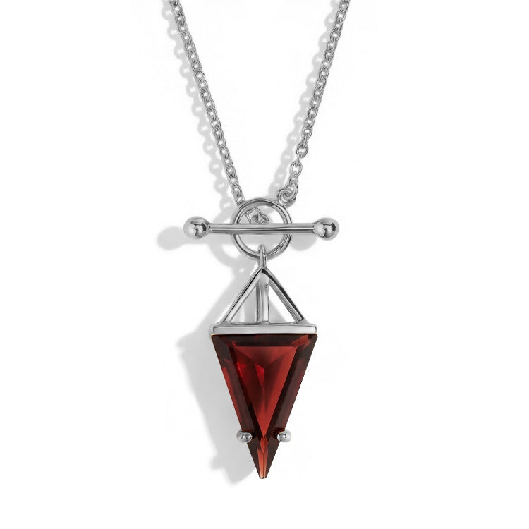 Garnet Statement Necklace