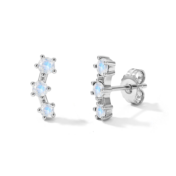 Small Moonstone Earrings