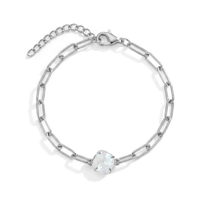 Thick Chain Moonstone Bracelets