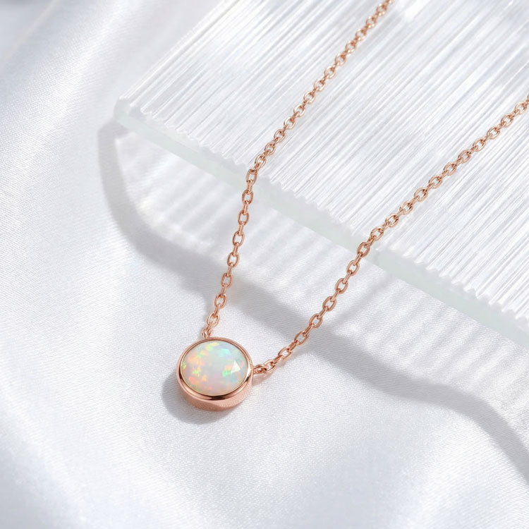 Opal Necklace - Solitaire