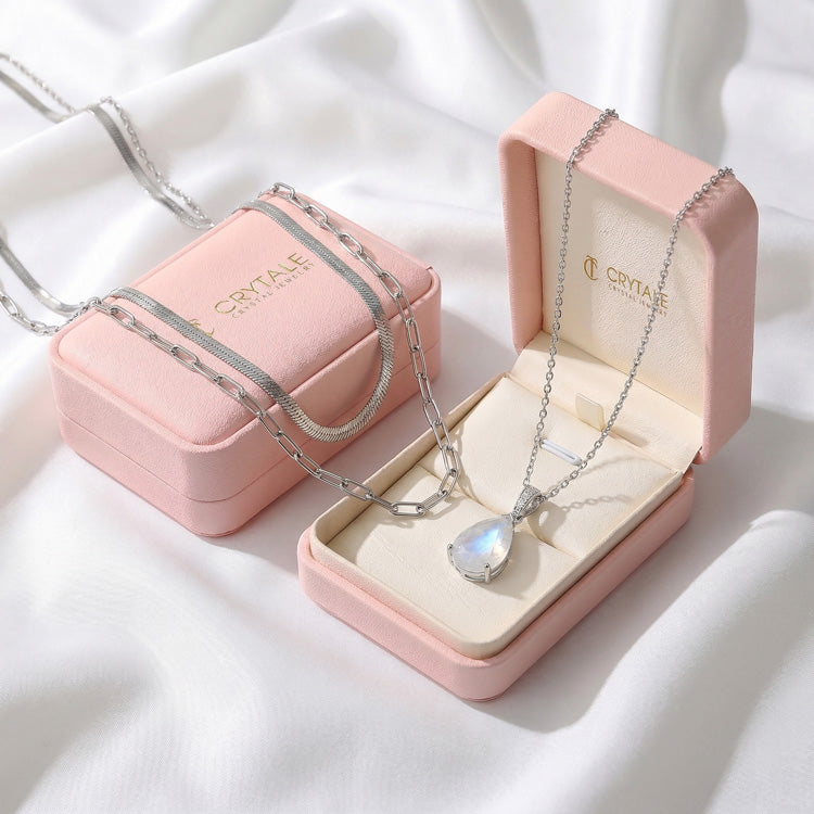 Moonstone Necklace Set