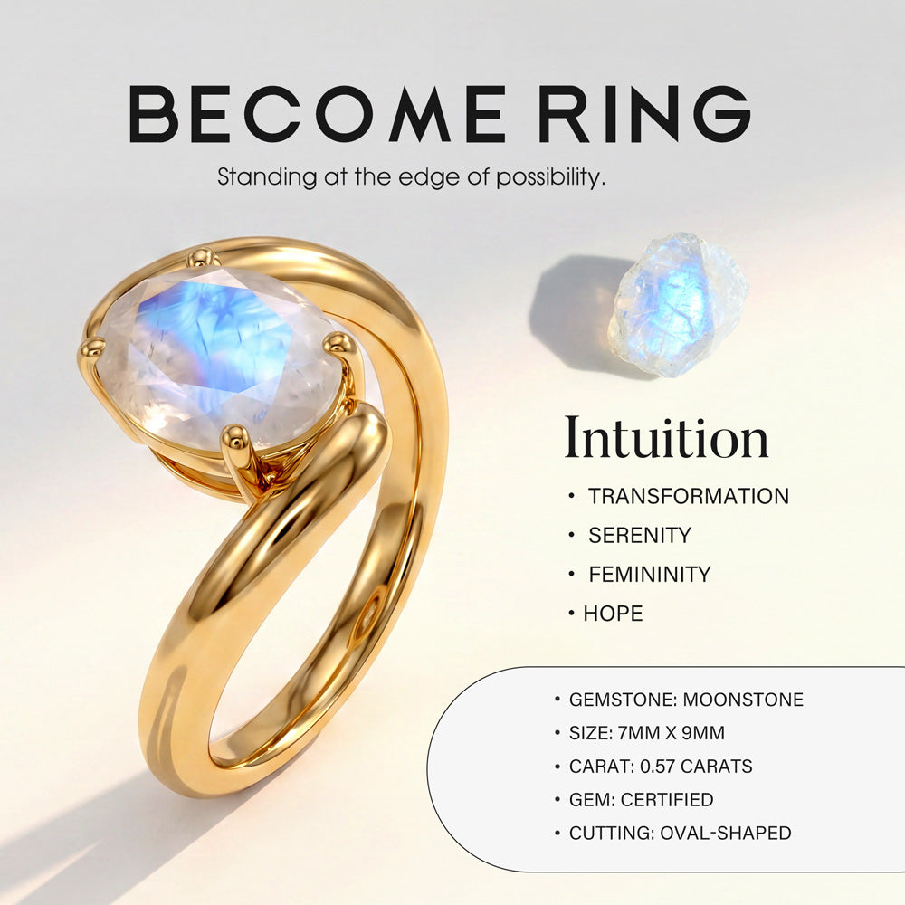 Moonstone Ring -  Become