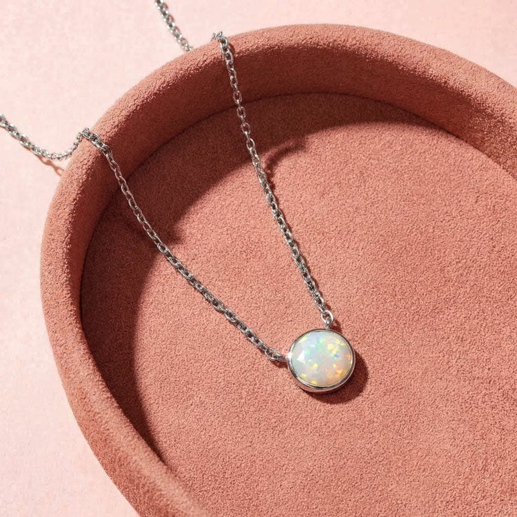 Opal Necklace - Solitaire