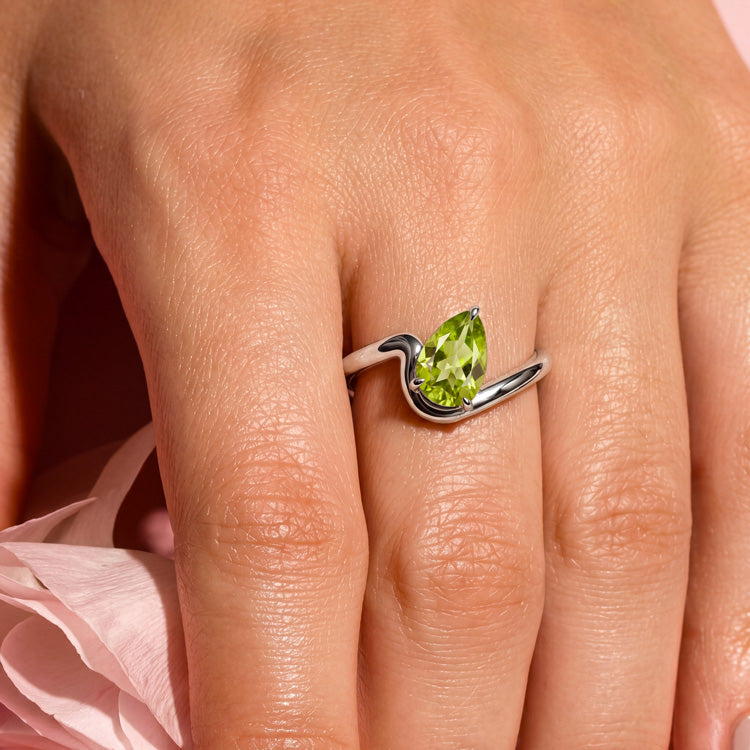 Peridot Statement Ring