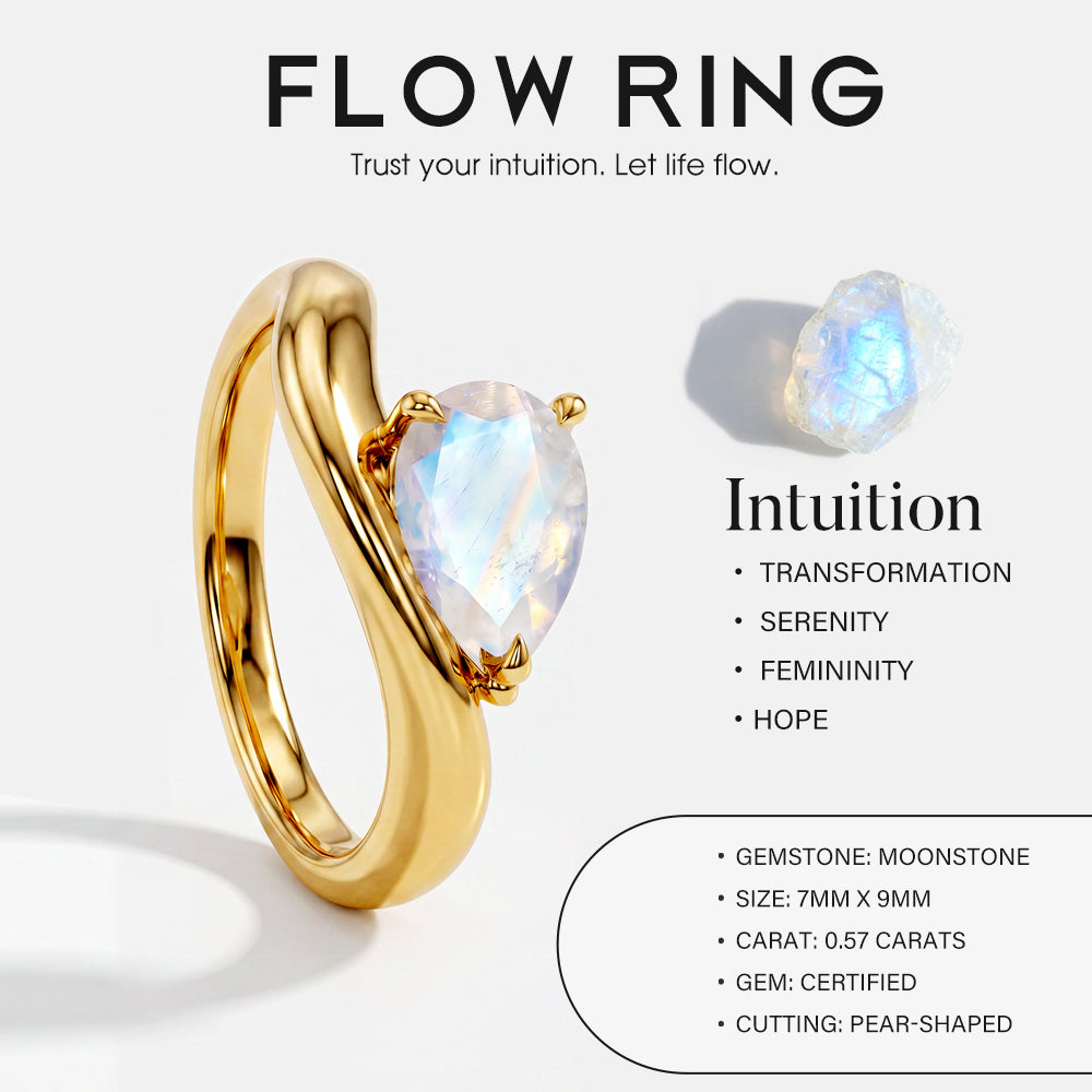 Flow Ring - Moonstone