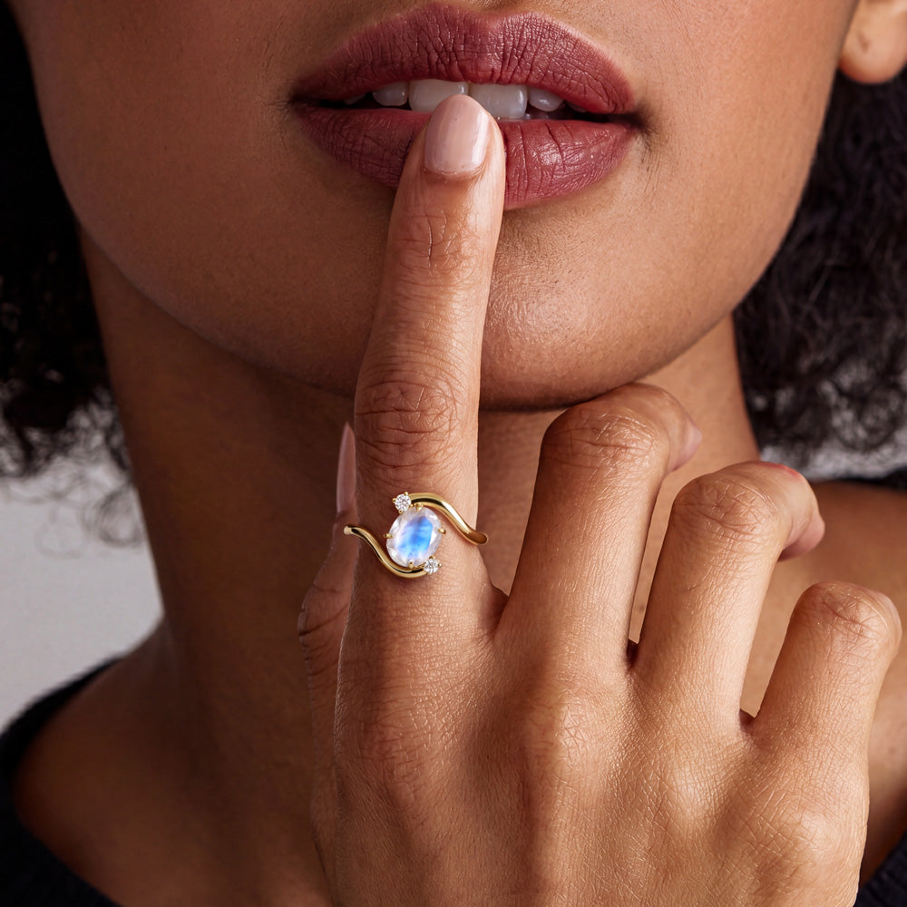 Align Ring -  Moonstone